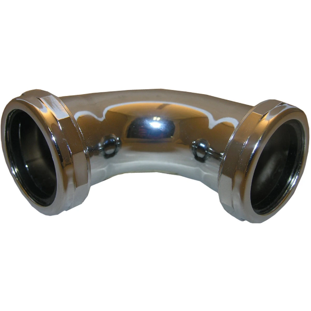 1-1/2 Inch Chrome-Plated Brass 45-Degree Slip Joint Elbow Pipe Fitting