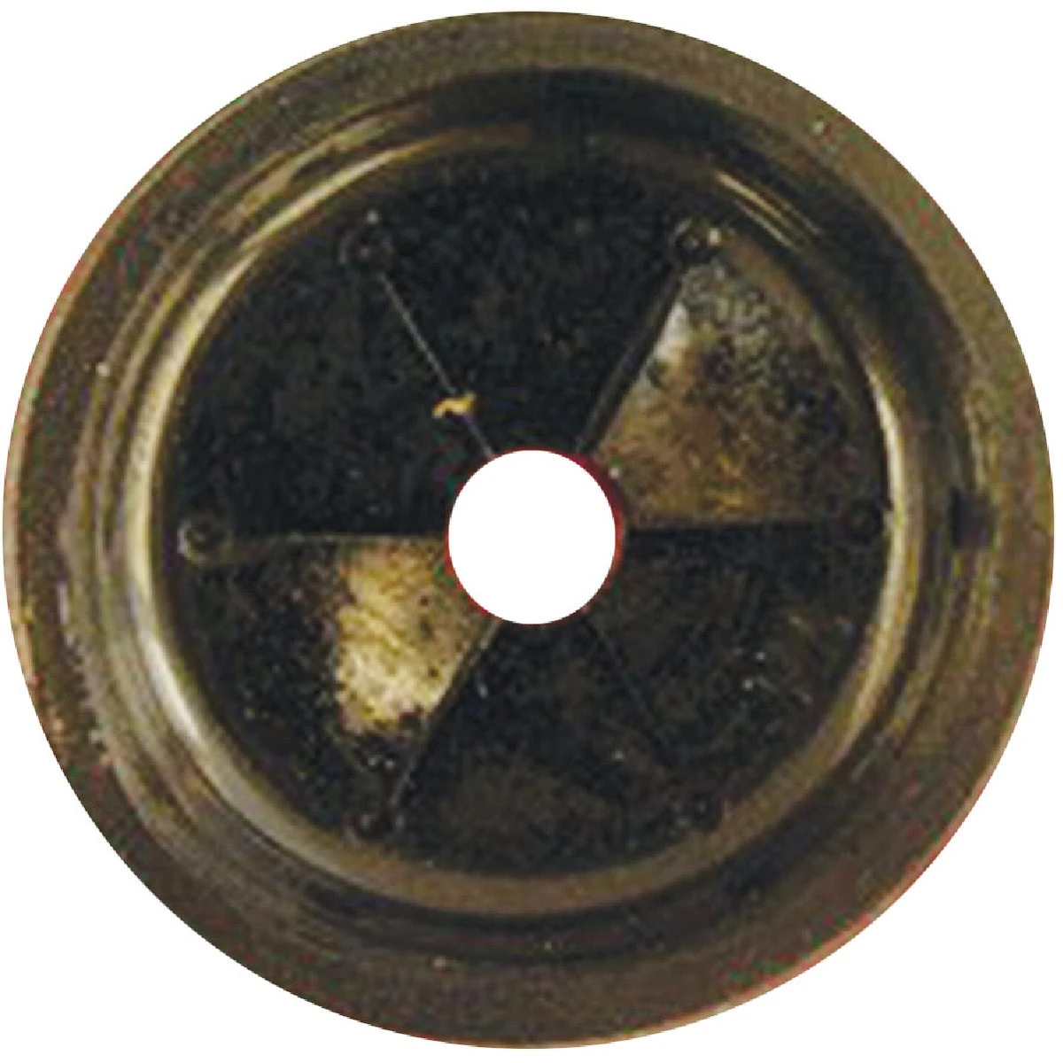 Black Rubber Garbage Disposer Splash Guard, 3.63 In. Diameter, Fits Most Disposers