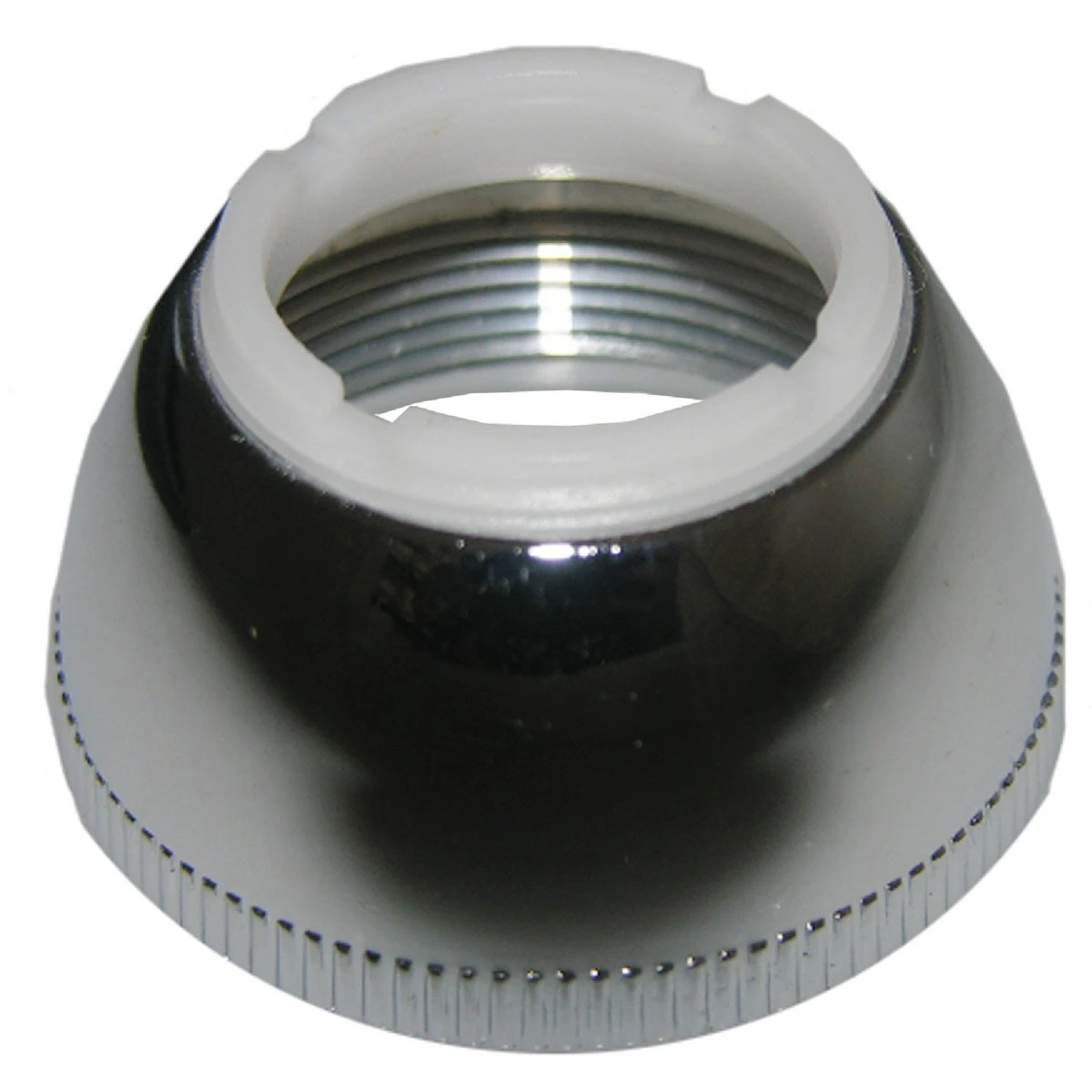 Chrome Faucet Cap For Single Handle Delta #50 With Adjusting Ring