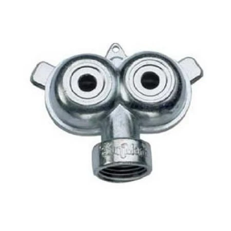 Zinc Twin-Circle Spray Sprinkler, 30 Ft. Diameter Coverage