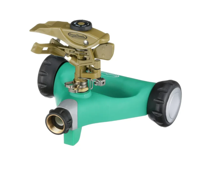 Pulsating Impulse Sprinkler, Brass, 6,300-Sq. Ft. Coverage