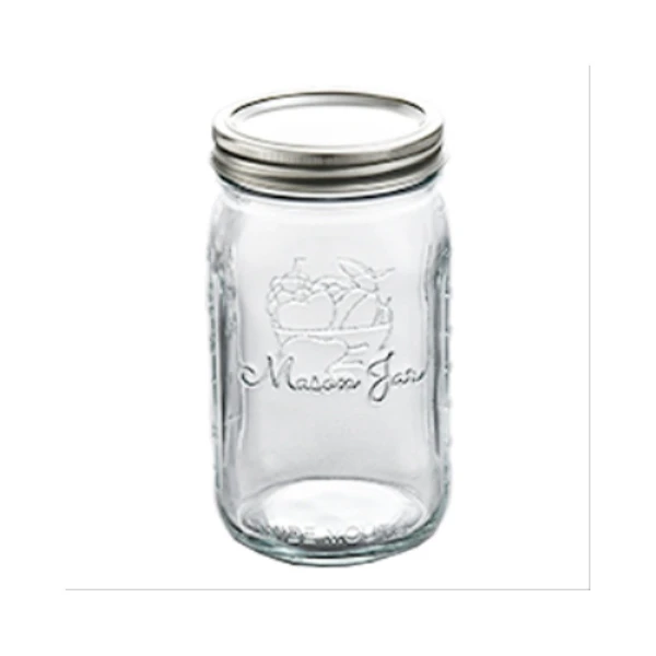 Canning Jars, Glass, Wide Mouth, Quart., 12-Pk.