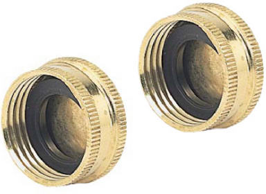 Brass Hose Caps, 2-Pk.