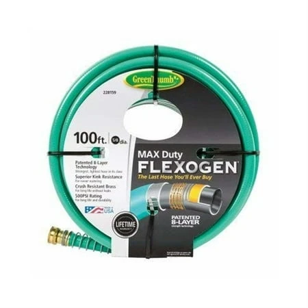 Fleximax Garden Hose, Max Duty, 5/8-inch X 100-feet, Durable Construction
