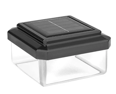 Solar Powered Deck Post Light with Weather-Resistant Design for Outdoor Use