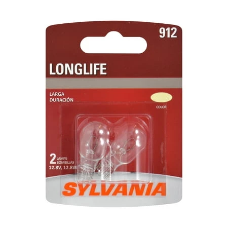 912 Long Life Miniature Clear Bulb, 912LL BP2, 2-Pk.