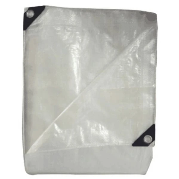 Heavy Duty Storage Tarp Cover, Silver/black Polyethylene, 20' X 30'