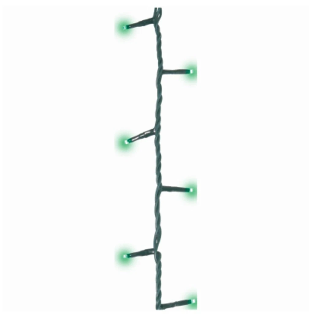 Twinkle Compact Led Starry Lights, 100 Green Led Bulbs, 17-1/2-ft. Length
