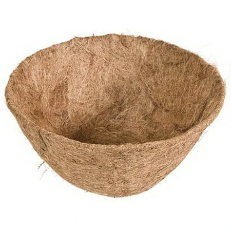 Plant Basket Liner, Coco Fiber, Round, 12-In.
