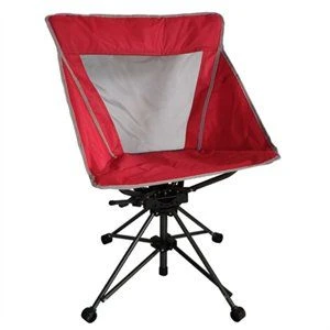Tall Back Swivel Chair with Mesh Seat in Red and Teal Colors