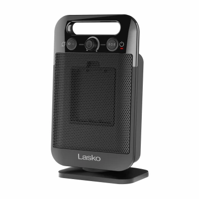 Cd12100 1500-watt Oscillating Personal Ceramic Space Heater With Adjustable Thermostat, Black