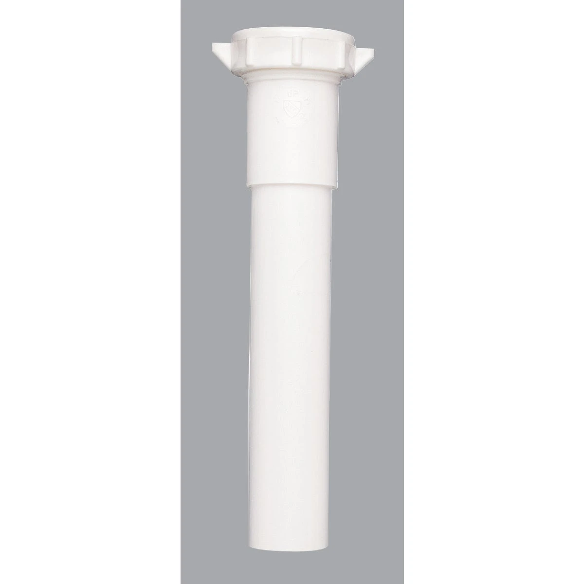 1-1/2 In. X 6 In. White Plastic Slip Joint Extension Tube With Nut And Washer