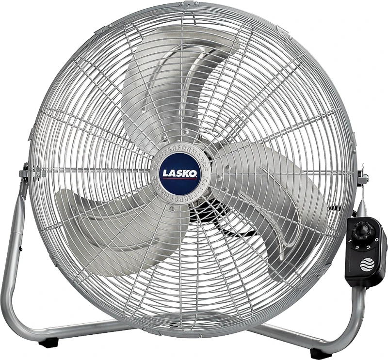 20 Inch High Velocity Floor Fan 3572 Cfm With Adjustable Tilt