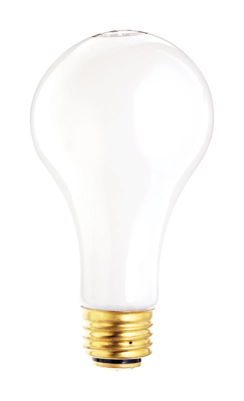 Satco 30/70/100 watts A21 Three Way Bulb A-Line Incandescent Bulb E26 (Medium) Soft White 1 pk