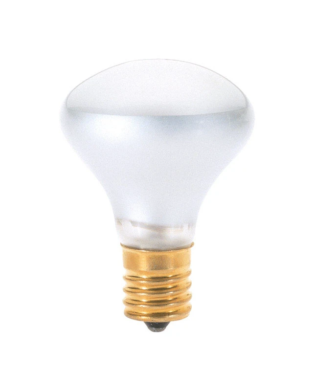 Satco 40W Frosted Intermediate Base R14 Reflector Incandescent Floodlight Light Bulb