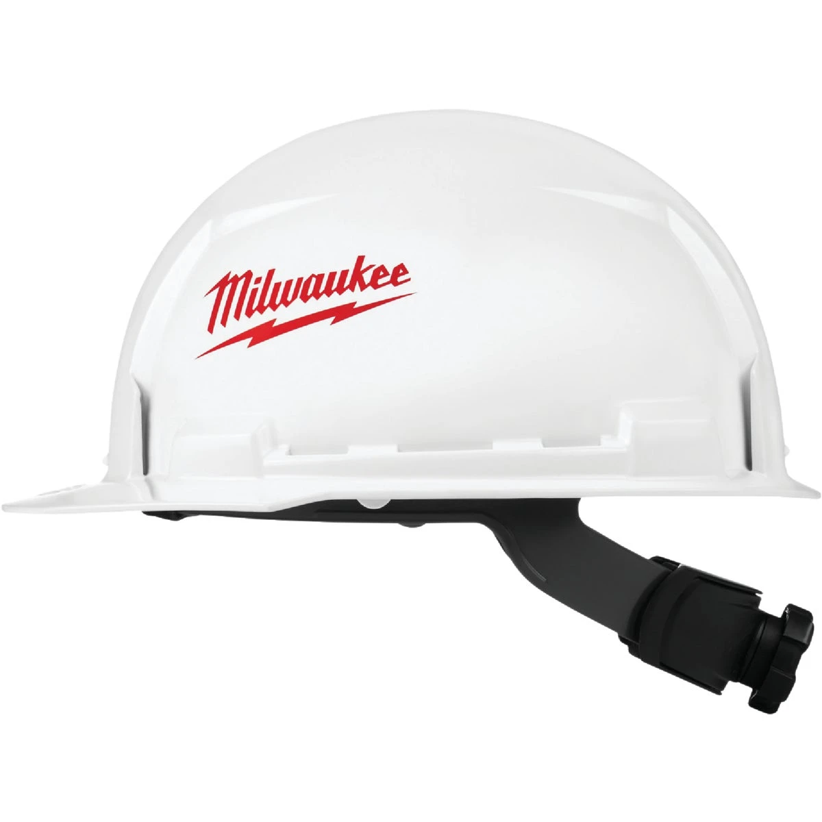 White Front Brim Ratcheting Type 1 Class E Hard Hat With Bolt Accessories
