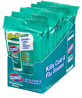 Disinfecting Wipes To Go, Fresh Scent, 9-Ct.