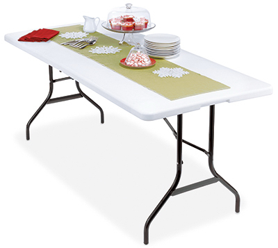 Deluxe Lightweight Banquet Table 30 by 72 Inches with Durable Construction