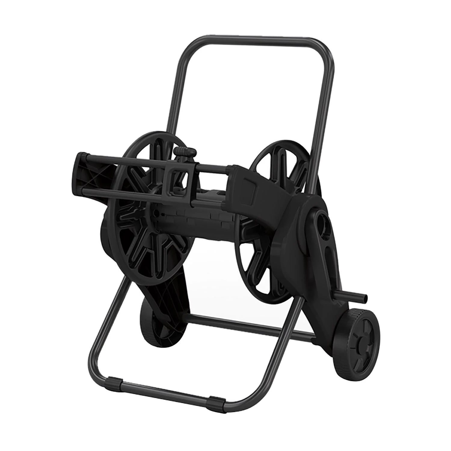 Hybrid Hosemobile 225 Ft. Black Retractable Free Standing Hose Reel