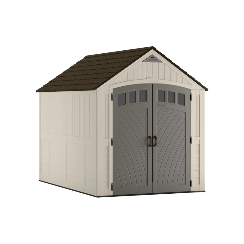 Covington Resin Storage Shed, 7' X 10', Reinforced Floor, Model Bms8025