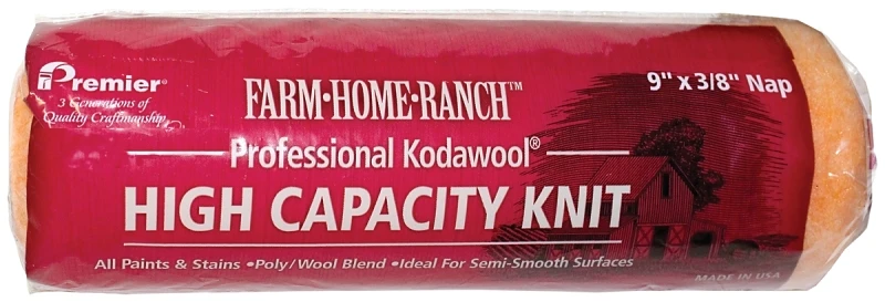 Farm/Ranch Pro Poly/Wool Paint Roller Cover, 9-In. x 3/8-In.