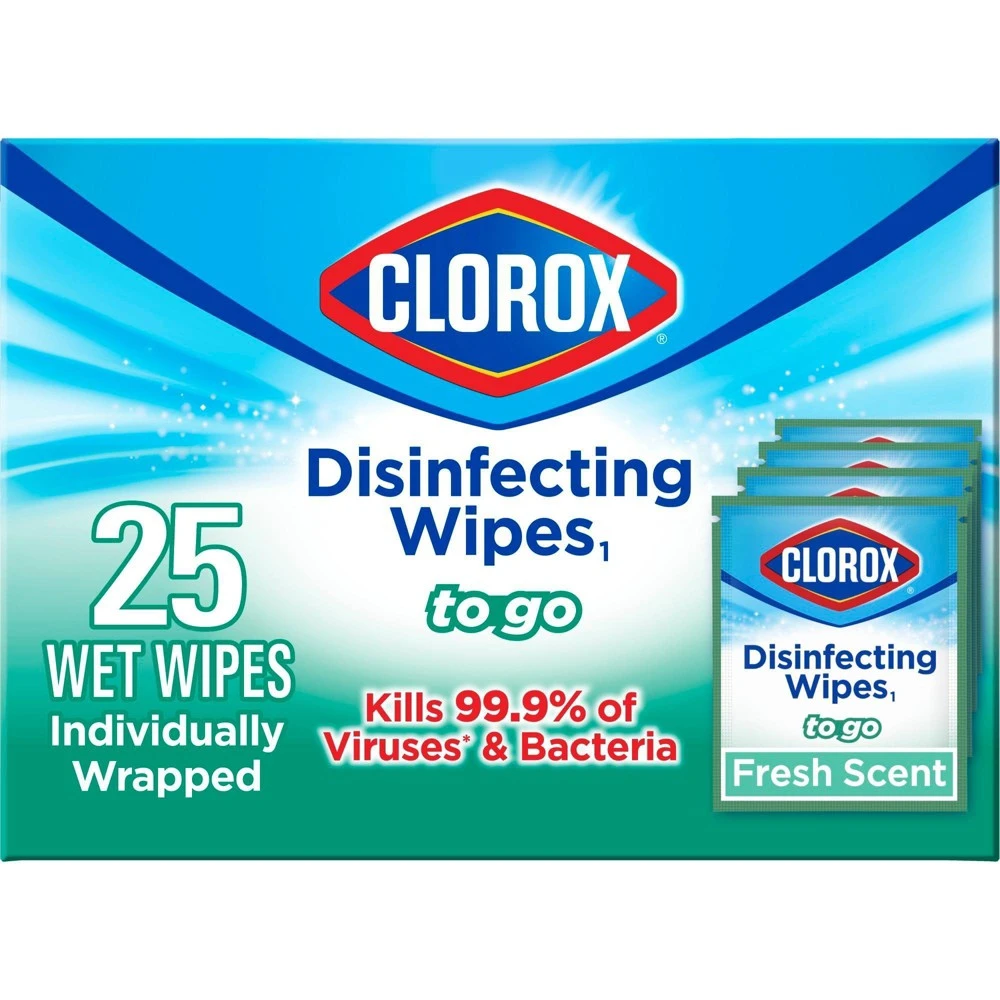 Disinfecting Wipes, Fresh Scent, 25-Ct.