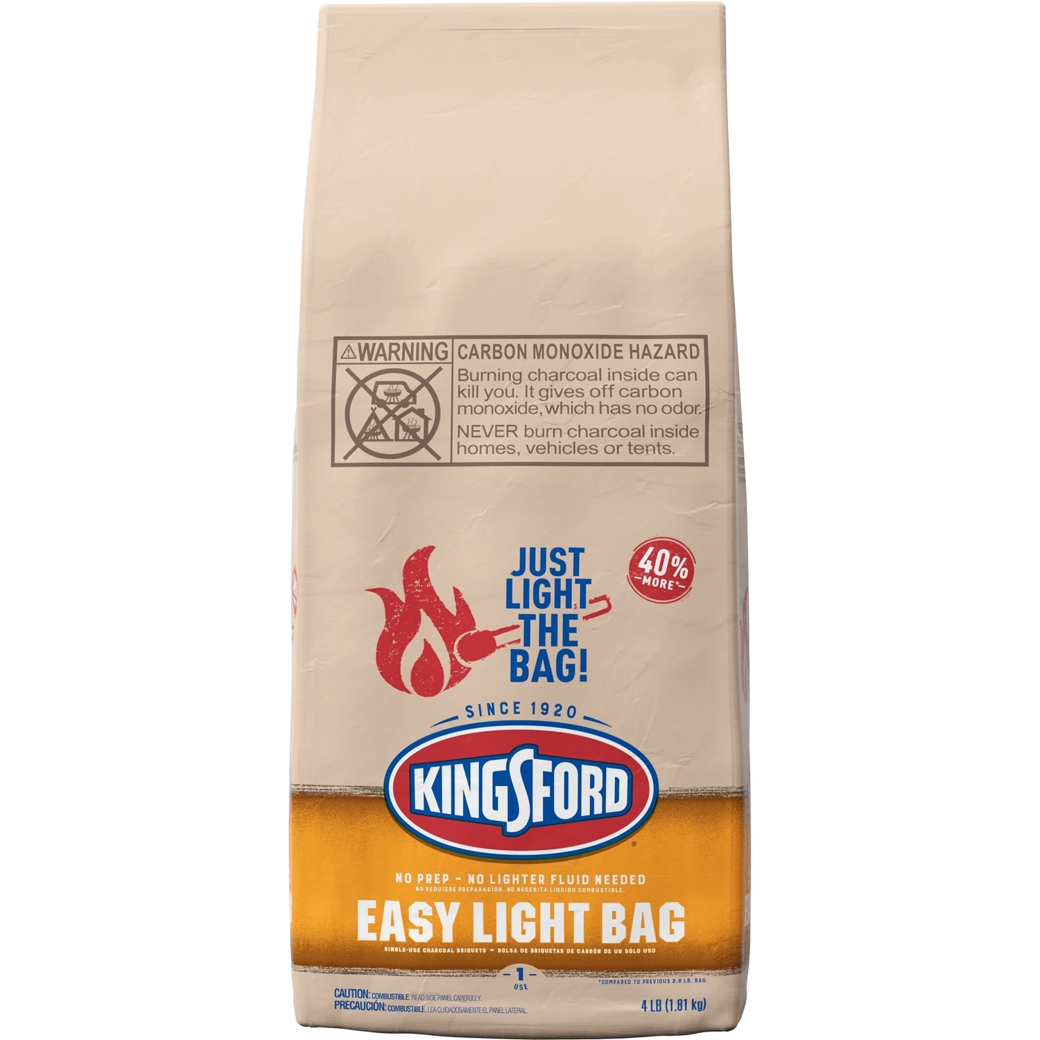 Easy Light Charcoal Briquettes 4 Lb - No Prep, All Natural