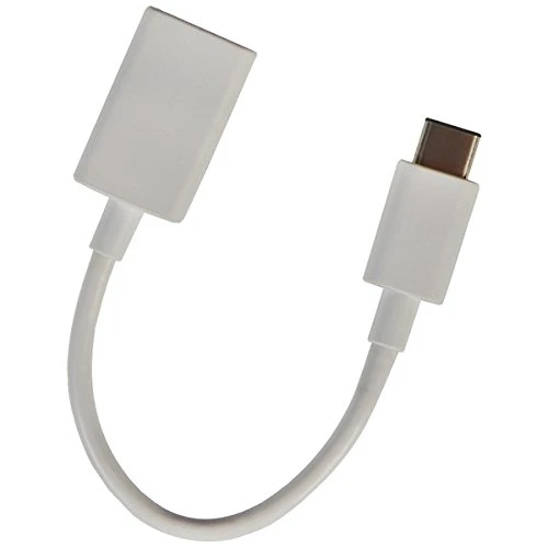 Usb Type-c To Usb Type A Adapter Cable, 6 Feet, White, Model Ju832cav