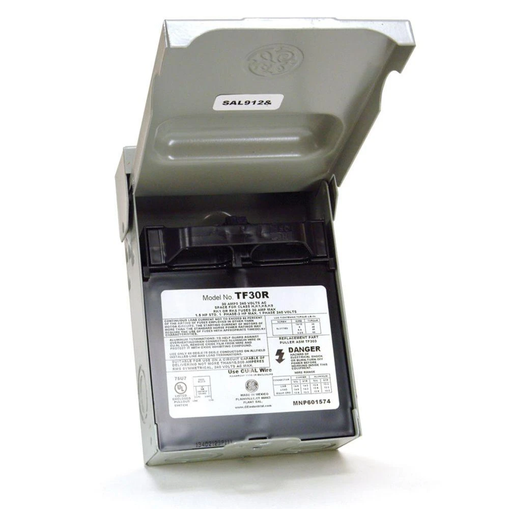 30 Amp 2 Pole Fusible Alternating Current Disconnect Switch