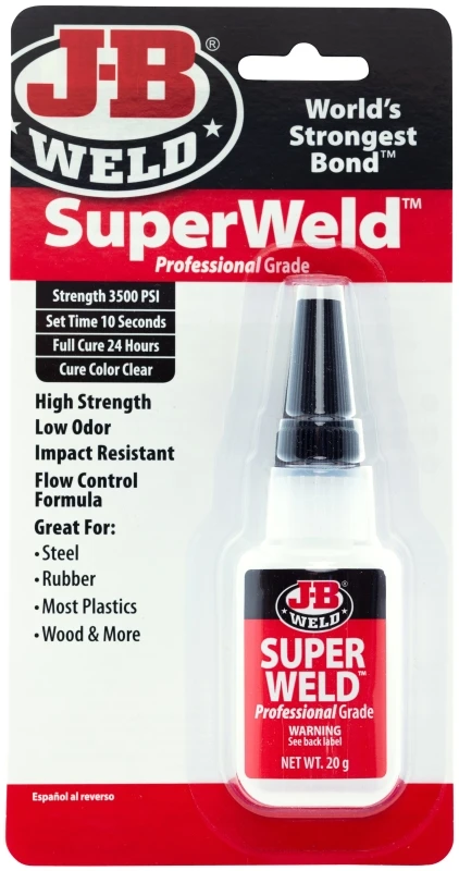 0.71 Oz. Superweld Professional Grade Super Glue For Multiple Surfaces