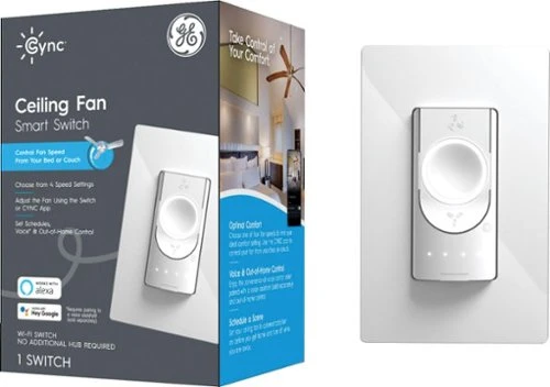 Cync Ceiling Fan Smart Switch, 4 Speeds