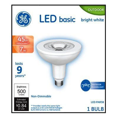 GE 7W Par38 LED Bulb