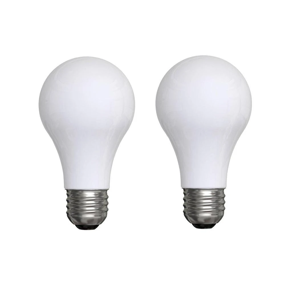 3-Way Light Bulbs, Frosted Soft White, 50/100/150-Watts, 2-Pk.