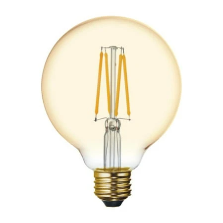 Vintage Led Light Bulb, G30, Warm White, 400 Lumens, 5.5 Watt, Dimmable