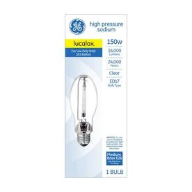 150 Watt High Pressure Sodium Light Bulb, Medium Base, 2000 Kelvin