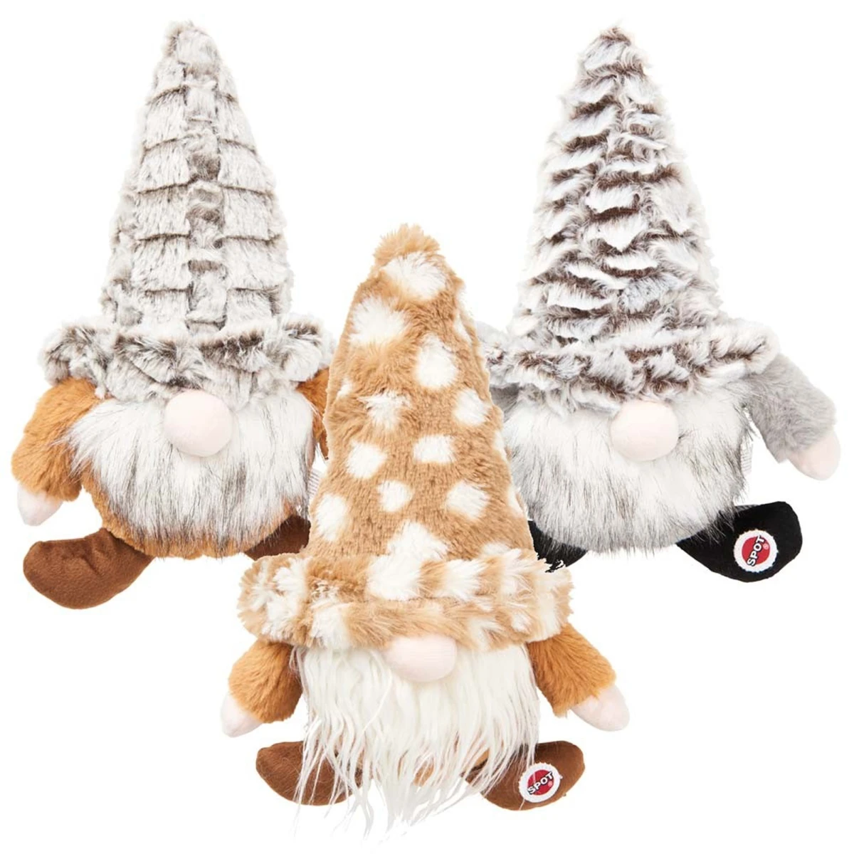 Woodsy Gnome Plush Squeaky Dog Toy, 12 Inch, Assorted Characters With Squeaker