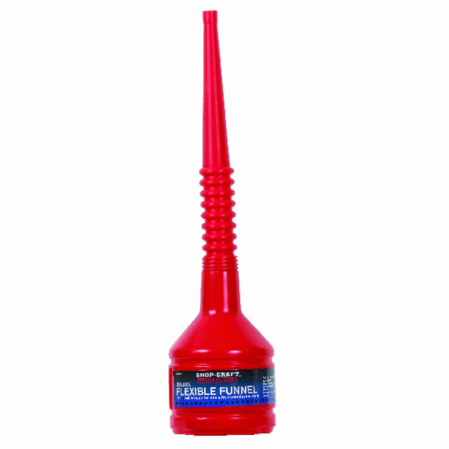 Flexible Plastic Funnel With 11" Hose And Wide Neck For Easy Filling