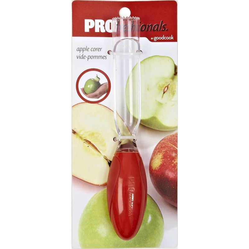 PROfreshionals Red/Clear Plastic Apple Corer 1 pk