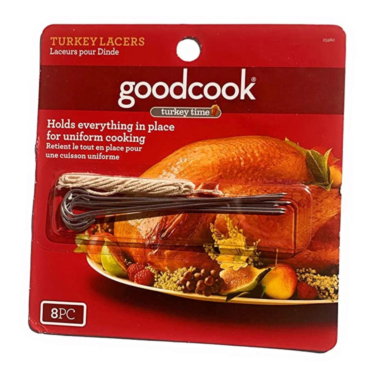 Poultry Lacer With Twine, Stainless Steel, 8-Pk.