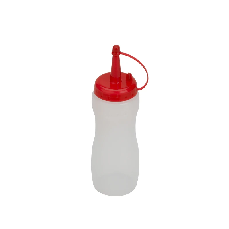 Squeeze Dispenser Bottle, Clear, 8 oz.