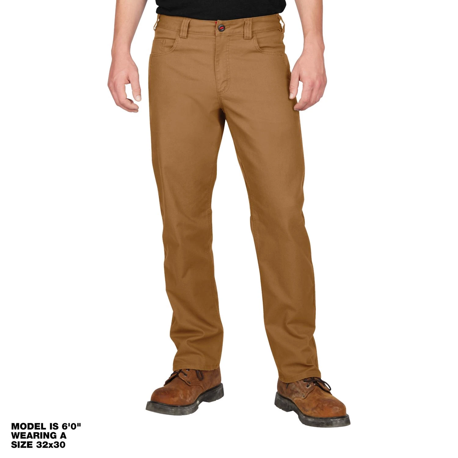 Milwaukee Flex Khaki 38 x 32 Heavy-Duty Work Pants