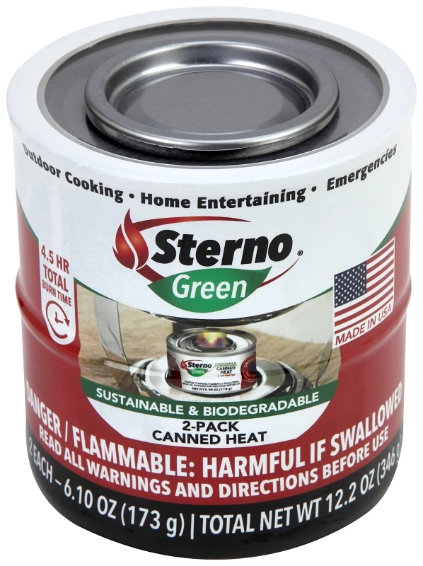 Sterno 12.2 Oz. Gel Canned Cooking Fuel (2-Pack)