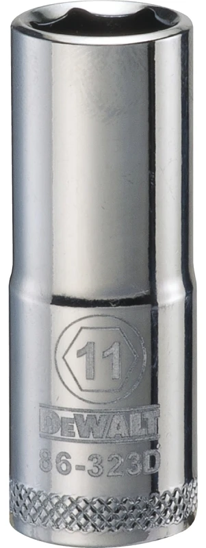 Metric Deep Socket 11 Millimeter 6-Point 3/8 Inch Drive