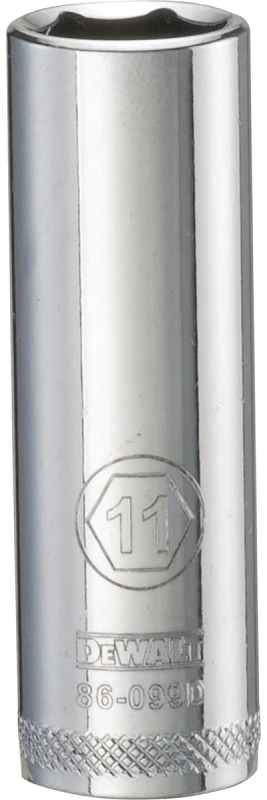 Metric Deep Socket, 6-point, 1/4-inch Drive, 11mm