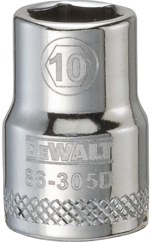 Metric Shallow Socket, 6-point, 3/8-in. Drive, 10mm