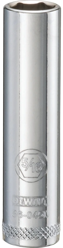 Sae Deep Socket, 6-point, 5/16-inch, 1/4-inch Drive Tool