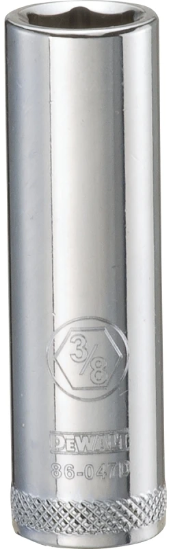 3/8 Inch Drive 1/4 Inch SAE Deep 6-Point Socket