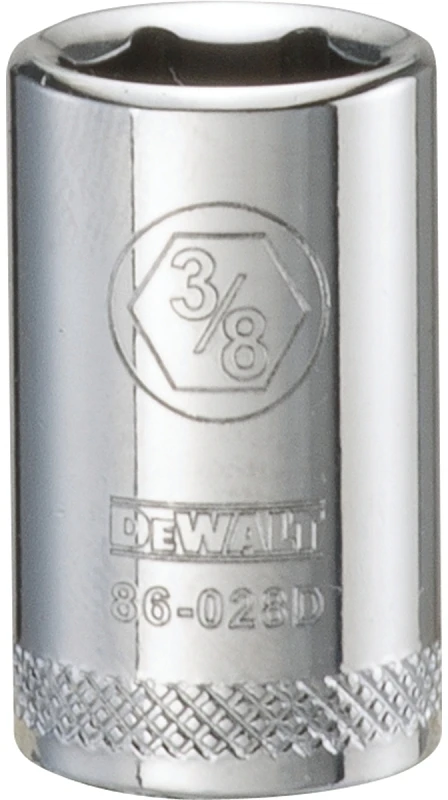 Sae Shallow Socket, 6-point, 3/8-inch, 1/4-inch Drive, Model Dwmt86028osp