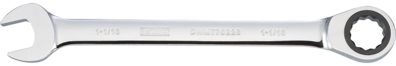 SAE Ratcheting Combination Wrench Long-Panel 1 and 1/16 Inch Size