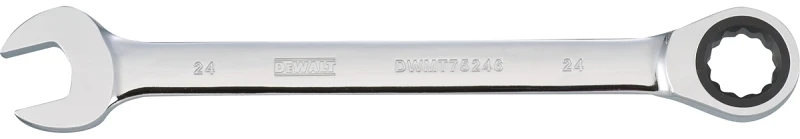 Long-Panel Metric Ratcheting Combination Wrench 24 Millimeter